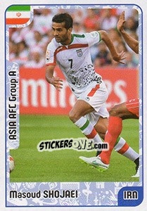 Sticker Masoud Shojaei - Kvalifikacije za svetsko fudbalsko prvenstvo 2018 n. 73 - G.T.P.R School Shop