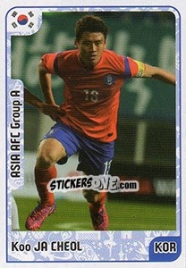 Sticker Koo Ja Cheol - Kvalifikacije za svetsko fudbalsko prvenstvo 2018 n. 83 - G.T.P.R School Shop