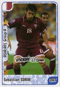 Sticker Sebastian Soria - Kvalifikacije za svetsko fudbalsko prvenstvo 2018 n. 86 - G.T.P.R School Shop