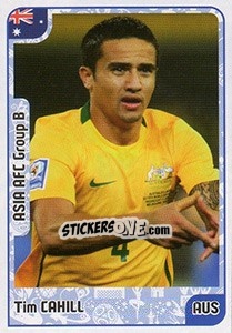 Sticker Tim Cahill - Kvalifikacije za svetsko fudbalsko prvenstvo 2018 n. 93 - G.T.P.R School Shop