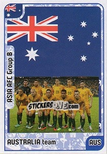 Sticker Australia team - Kvalifikacije za svetsko fudbalsko prvenstvo 2018 - G.T.P.R School Shop