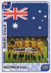 Sticker Australia team - Kvalifikacije za svetsko fudbalsko prvenstvo 2018 n. 115 - G.T.P.R School Shop