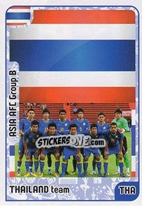 Sticker Thailand team - Kvalifikacije za svetsko fudbalsko prvenstvo 2018 - G.T.P.R School Shop