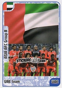 Sticker UAE team - Kvalifikacije za svetsko fudbalsko prvenstvo 2018 - G.T.P.R School Shop