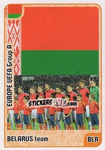 Sticker Belarus team - Kvalifikacije za svetsko fudbalsko prvenstvo 2018 - G.T.P.R School Shop