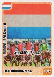 Sticker Luxembourg team - Kvalifikacije za svetsko fudbalsko prvenstvo 2018 - G.T.P.R School Shop