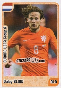 Sticker Daley Blind - Kvalifikacije za svetsko fudbalsko prvenstvo 2018 n. 136 - G.T.P.R School Shop