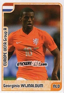 Sticker Georginio Wijnaldum - Kvalifikacije za svetsko fudbalsko prvenstvo 2018 n. 143 - G.T.P.R School Shop
