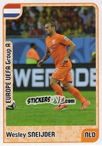 Sticker Wesley Sneijder - Kvalifikacije za svetsko fudbalsko prvenstvo 2018 - G.T.P.R School Shop