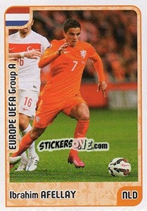 Sticker Ibrahim Afellay - Kvalifikacije za svetsko fudbalsko prvenstvo 2018 - G.T.P.R School Shop