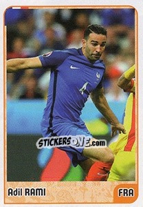 Sticker Adil Rami - Kvalifikacije za svetsko fudbalsko prvenstvo 2018 - G.T.P.R School Shop