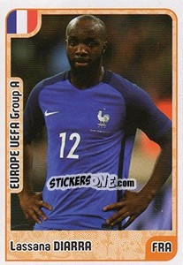 Sticker Lassana Diarra - Kvalifikacije za svetsko fudbalsko prvenstvo 2018 - G.T.P.R School Shop