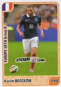 Sticker Karim Benzema - Kvalifikacije za svetsko fudbalsko prvenstvo 2018 - G.T.P.R School Shop