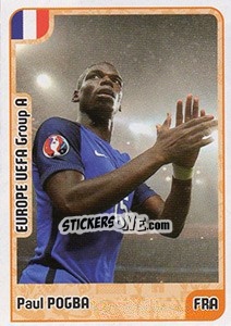 Sticker Paul Pogba - Kvalifikacije za svetsko fudbalsko prvenstvo 2018 n. 167 - G.T.P.R School Shop