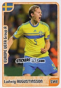 Sticker Ludwig Augustinsson - Kvalifikacije za svetsko fudbalsko prvenstvo 2018 n. 171 - G.T.P.R School Shop