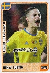 Sticker Mikael Lustig - Kvalifikacije za svetsko fudbalsko prvenstvo 2018 n. 173 - G.T.P.R School Shop