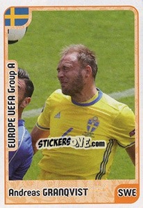 Sticker Andreas Granqvist - Kvalifikacije za svetsko fudbalsko prvenstvo 2018 n. 179 - G.T.P.R School Shop