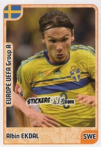 Sticker Albin Ekdal - Kvalifikacije za svetsko fudbalsko prvenstvo 2018 - G.T.P.R School Shop