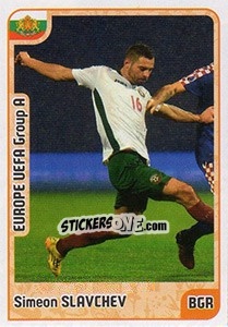 Sticker Simeon Slavchev - Kvalifikacije za svetsko fudbalsko prvenstvo 2018 - G.T.P.R School Shop
