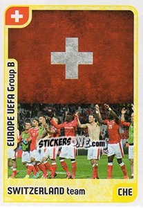 Sticker Switzerland team - Kvalifikacije za svetsko fudbalsko prvenstvo 2018 n. 222 - G.T.P.R School Shop