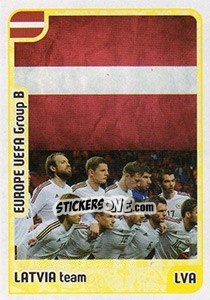 Sticker Latvia team - Kvalifikacije za svetsko fudbalsko prvenstvo 2018 - G.T.P.R School Shop