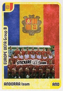 Sticker Andorra team - Kvalifikacije za svetsko fudbalsko prvenstvo 2018 - G.T.P.R School Shop