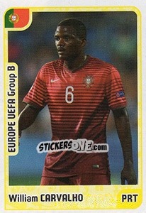 Sticker William Carvalho - Kvalifikacije za svetsko fudbalsko prvenstvo 2018 n. 231 - G.T.P.R School Shop