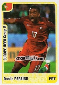 Sticker Danilo Pereira (Nani) - Kvalifikacije za svetsko fudbalsko prvenstvo 2018 n. 240 - G.T.P.R School Shop