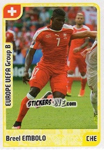 Sticker Breel Embolo - Kvalifikacije za svetsko fudbalsko prvenstvo 2018 - G.T.P.R School Shop