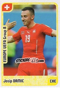 Sticker Josip Drmic - Kvalifikacije za svetsko fudbalsko prvenstvo 2018 n. 256 - G.T.P.R School Shop