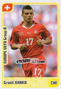 Sticker Granit Xhaka - Kvalifikacije za svetsko fudbalsko prvenstvo 2018 n. 258 - G.T.P.R School Shop