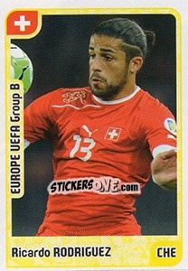 Sticker Ricardo Rodriguez - Kvalifikacije za svetsko fudbalsko prvenstvo 2018 n. 264 - G.T.P.R School Shop