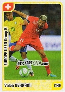 Sticker Valon Behrami - Kvalifikacije za svetsko fudbalsko prvenstvo 2018 n. 265 - G.T.P.R School Shop