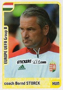 Sticker coach Bernd Storck
