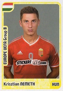 Sticker Krisztian Nemeth - Kvalifikacije za svetsko fudbalsko prvenstvo 2018 - G.T.P.R School Shop