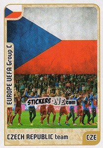 Sticker Czech Republic team - Kvalifikacije za svetsko fudbalsko prvenstvo 2018 - G.T.P.R School Shop