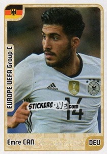 Sticker Emre Can - Kvalifikacije za svetsko fudbalsko prvenstvo 2018 n. 321 - G.T.P.R School Shop