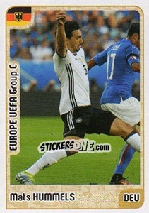 Sticker Mats Hummels - Kvalifikacije za svetsko fudbalsko prvenstvo 2018 n. 322 - G.T.P.R School Shop