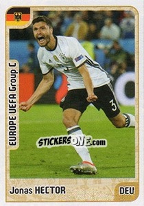 Sticker Jonas Hector - Kvalifikacije za svetsko fudbalsko prvenstvo 2018 - G.T.P.R School Shop