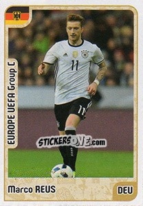 Sticker Marco Reus - Kvalifikacije za svetsko fudbalsko prvenstvo 2018 n. 332 - G.T.P.R School Shop