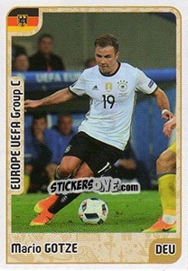 Sticker Mario Gotze - Kvalifikacije za svetsko fudbalsko prvenstvo 2018 - G.T.P.R School Shop