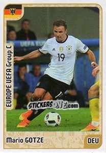 Sticker Mario Gotze - Kvalifikacije za svetsko fudbalsko prvenstvo 2018 n. 336 - G.T.P.R School Shop