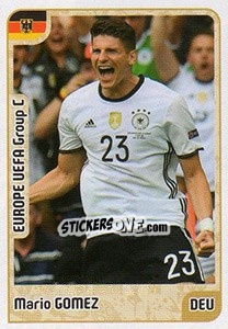 Sticker Mario Gomez - Kvalifikacije za svetsko fudbalsko prvenstvo 2018 n. 337 - G.T.P.R School Shop