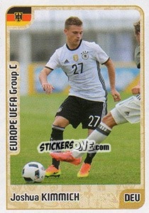 Sticker Joshua Kimmich - Kvalifikacije za svetsko fudbalsko prvenstvo 2018 n. 338 - G.T.P.R School Shop