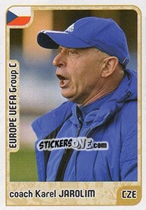 Sticker coach Karel Jarolim - Kvalifikacije za svetsko fudbalsko prvenstvo 2018 - G.T.P.R School Shop