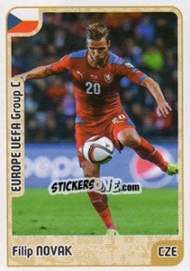 Sticker Filip Novak - Kvalifikacije za svetsko fudbalsko prvenstvo 2018 - G.T.P.R School Shop