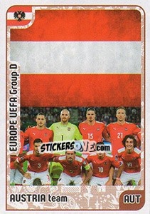 Sticker Austria team - Kvalifikacije za svetsko fudbalsko prvenstvo 2018 - G.T.P.R School Shop