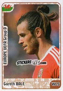 Sticker Gareth Bale - Kvalifikacije za svetsko fudbalsko prvenstvo 2018 n. 414 - G.T.P.R School Shop