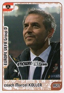 Sticker coach Marcel Koller - Kvalifikacije za svetsko fudbalsko prvenstvo 2018 - G.T.P.R School Shop