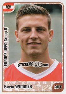 Sticker Kevin Wimmer - Kvalifikacije za svetsko fudbalsko prvenstvo 2018 - G.T.P.R School Shop